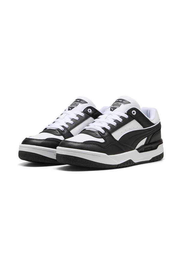 Puma - Sneakersy unisex Rebound Retro PUMA White Black. Kolor: czarny, biały, wielokolorowy. Materiał: syntetyk. Sport: koszykówka