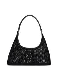 Calvin Klein Torebka Emblem Mesh Shoulder Bag LV04F3381G Czarny. Kolor: czarny #5