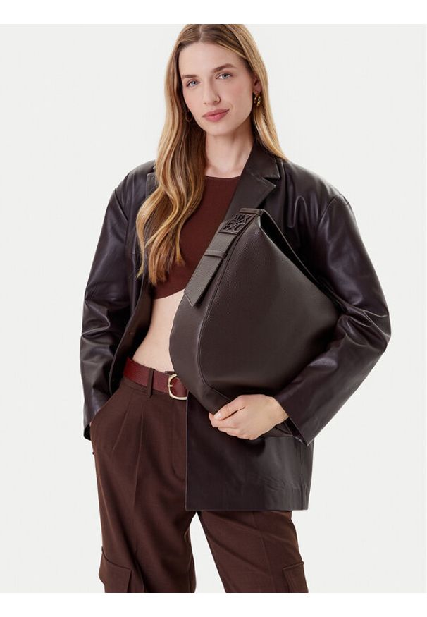 Armani Exchange Torebka XW000915 AF11902 U6304 Brązowy. Kolor: brązowy. Materiał: skórzane