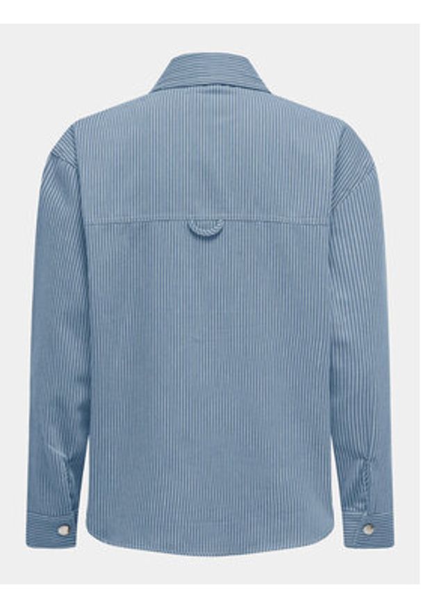 only - ONLY Koszula Merle 15312897 Niebieski Loose Fit. Kolor: niebieski. Materiał: bawełna, syntetyk