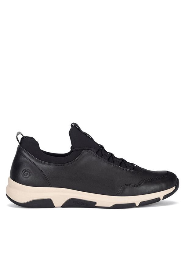 Remonte Sneakersy D1S00-00 Czarny. Kolor: czarny. Materiał: skóra