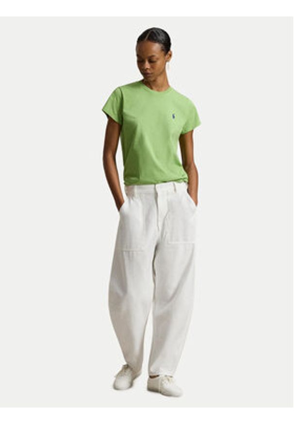 Polo Ralph Lauren T-Shirt 211B14605003 Zielony Classic Fit. Typ kołnierza: polo. Kolor: zielony. Materiał: bawełna