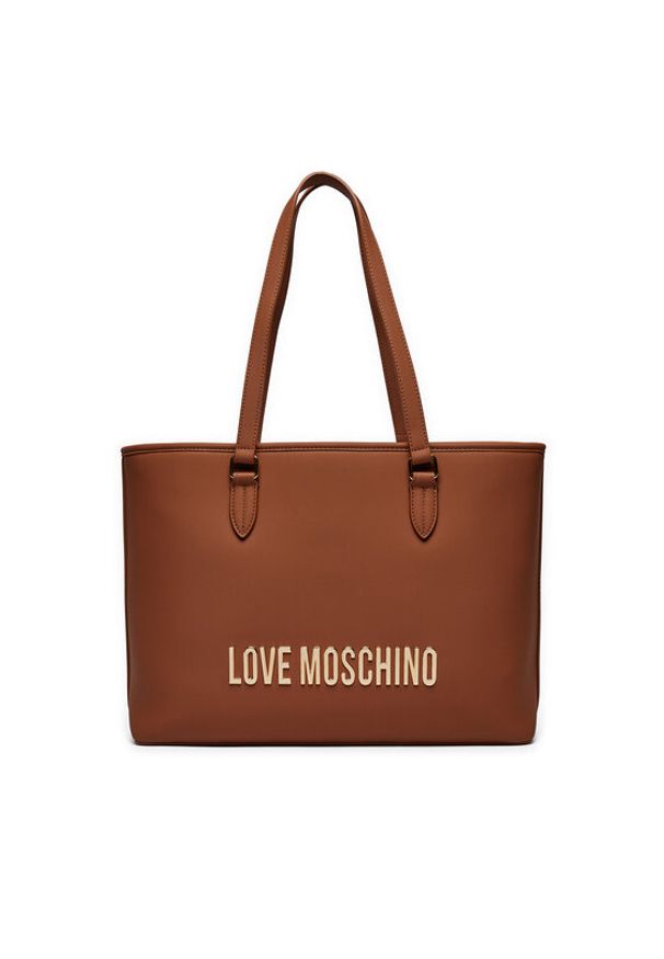 Love Moschino - LOVE MOSCHINO Torebka JC4190PP1LKD0208 Brązowy. Kolor: brązowy. Materiał: skórzane