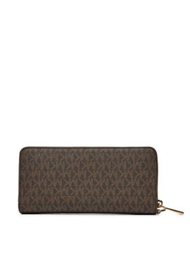 MICHAEL Michael Kors Portfel Jet Set 32F1GJ6E7B Brązowy. Kolor: brązowy. Materiał: skóra