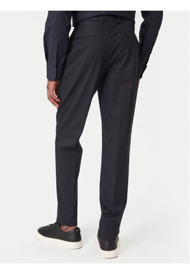 BOSS Spodnie materiałowe C-Perin 50555842 Granatowy Slim Fit. Kolor: niebieski. Materiał: syntetyk