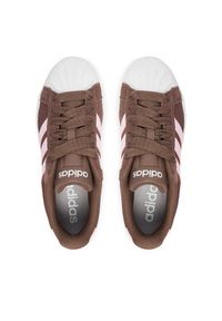 Adidas - adidas Sneakersy Streettalk Bold Shoes KJ9946 Brązowy. Kolor: brązowy. Materiał: skóra, zamsz #2