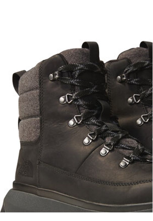 The North Face Trapery Bergen Leather Wp NF0A8A9MKX71 Czarny. Kolor: czarny. Materiał: skóra, nubuk