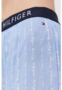 TOMMY HILFIGER - Tommy Hilfiger - Spodnie piżamowe. Kolor: niebieski. Materiał: tkanina #3