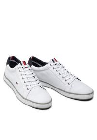 TOMMY HILFIGER - Tommy Hilfiger Tenisówki Harlow 1D FM0FM00596 Biały. Kolor: biały. Materiał: materiał #8