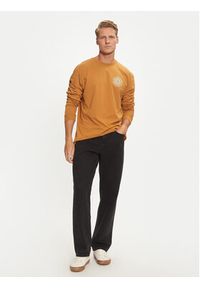 Quiksilver Longsleeve Bloom Cycle EQYZT07707 Brązowy Regular Fit. Kolor: brązowy. Materiał: bawełna. Długość rękawa: długi rękaw #3