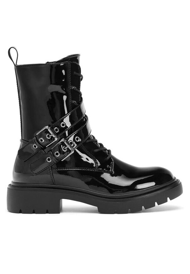 Jenny Fairy Trzewiki WS6199-07 Czarny. Kolor: czarny. Materiał: skóra