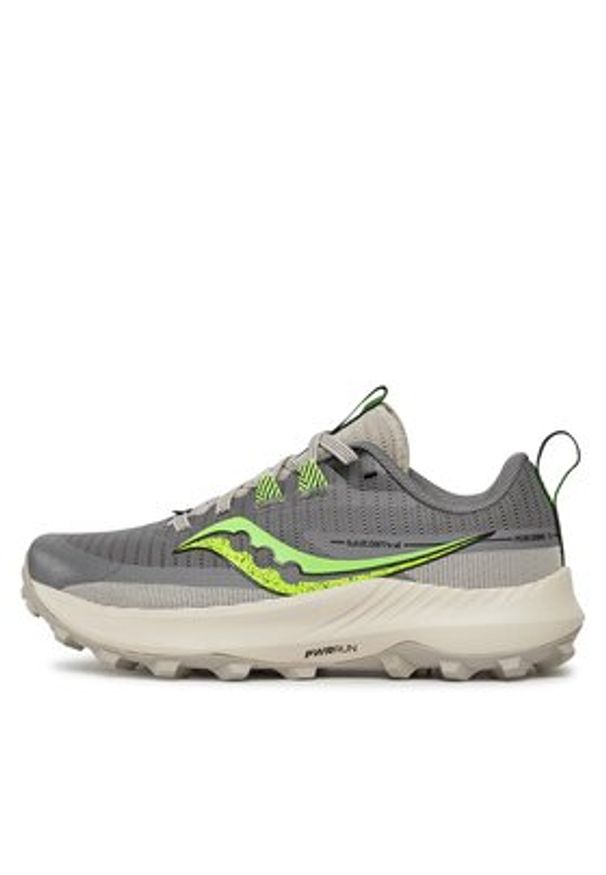 Saucony Buty do biegania Peregrine 13 S10838-75 Szary. Kolor: szary. Materiał: materiał