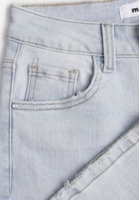 Renee - Niebieskie Jeansy Dzwony z Bawełną High Waist Basaia. Stan: podwyższony. Kolor: niebieski #5