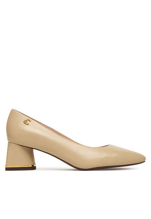 Czółenka Coccinelle. Kolor: beżowy