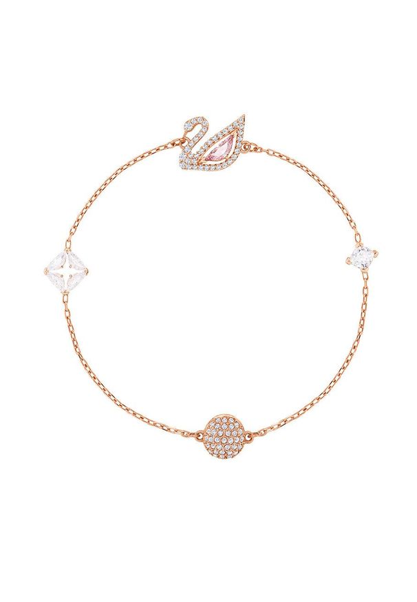 Swarovski - Bransoletka DAZZLING SWAN. Kolor: złoty