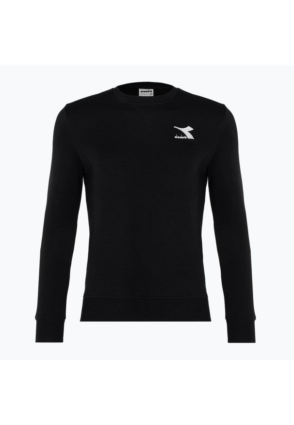 Bluza męska Diadora Sweatshirt Crew Core. Kolor: czarny. Sport: taniec, joga i pilates