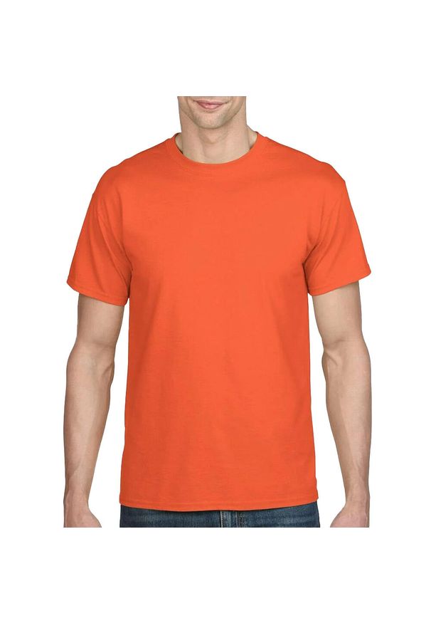 GILDAN - Koszulka DryBlend Unisex Dla Dorosłych. Kolor: żółty, wielokolorowy, pomarańczowy. Sport: turystyka piesza