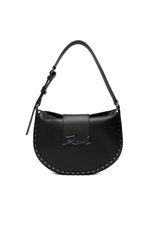 Karl Lagerfeld - KARL LAGERFELD Torebka B1W30198 Czarny. Kolor: czarny. Materiał: skórzane