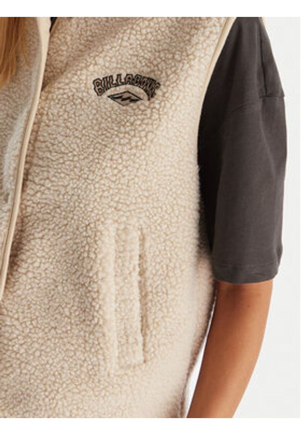 Billabong Bezrękawnik Be Happy Vest EBJPF00118 Écru Regular Fit. Materiał: syntetyk. Długość rękawa: bez rękawów