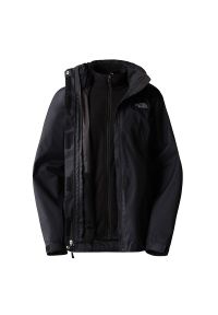 Kurtka The North Face Evolve II Triclimate 00CG56KX71 - czarna. Kolor: czarny. Materiał: dzianina, tkanina, poliester. Styl: klasyczny