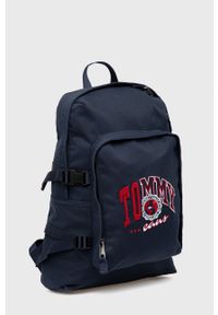 Tommy Jeans plecak AM0AM08706.PPYY męski kolor granatowy duży z aplikacją. Kolor: niebieski. Materiał: poliester. Wzór: aplikacja #2