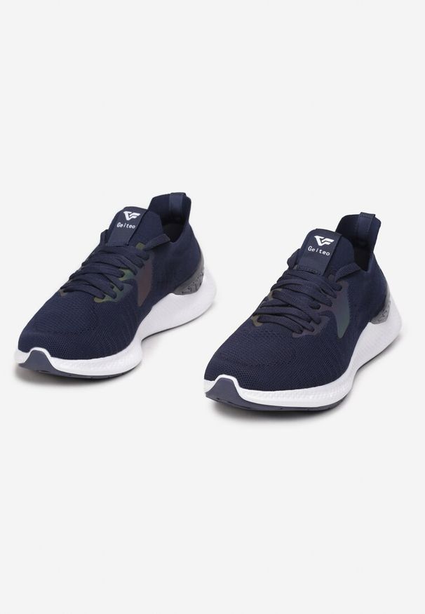 Born2be - Granatowe Buty Sportowe Phiosesis. Nosek buta: okrągły. Kolor: niebieski. Materiał: jeans, materiał. Szerokość cholewki: normalna