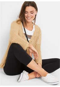 bonprix - Legginsy rybaczki z wygodną talią. Kolor: czarny #3