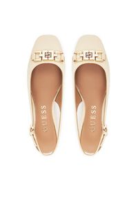 Guess Czółenka FLTCL2 PAF05 Beżowy. Kolor: beżowy. Materiał: skóra #4