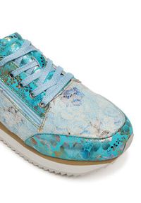 Laura Vita Sneakersy Delphine 06 Granatowy. Kolor: niebieski. Materiał: skóra #2