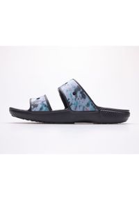 Crocs - Klapki damskie CROCS Classic Tie Dye Graphic 207283-988 czarne wielokolorowe. Okazja: na plażę. Kolor: czarny, wielokolorowy #4