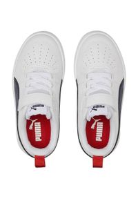 Trampki Puma Rickie Ac Ps, Biały, Dzieci. Zapięcie: rzepy. Kolor: biały. Materiał: syntetyk, materiał. Szerokość cholewki: normalna. Sport: turystyka piesza