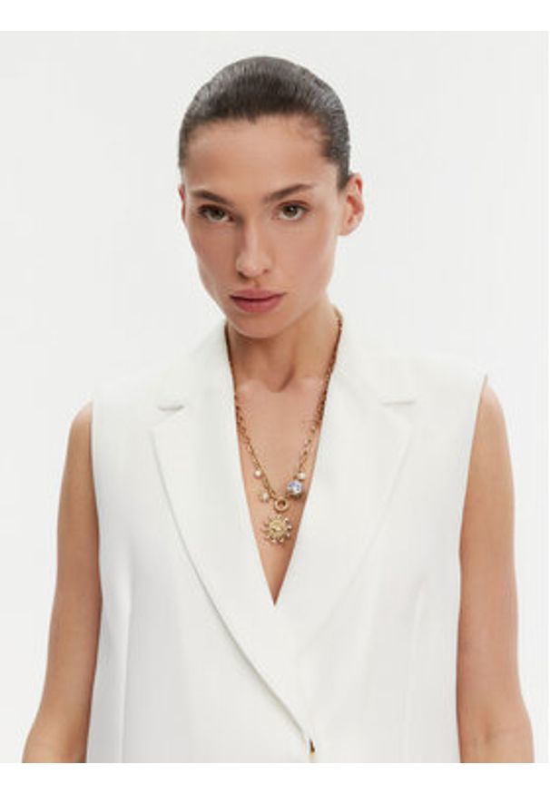 Guess Naszyjnik JUBN05 083JW Złoty. Materiał: metalowe. Kolor: złoty