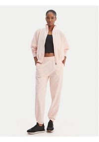 Hugo - HUGO Spodnie dresowe Monogram 50556809 Różowy Regular Fit. Kolor: różowy. Materiał: bawełna #4