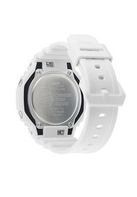 G-Shock Zegarek GA-2100-7AER Biały. Kolor: biały