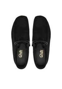 Clarks Botki WallabeeEvoBt 261747434 Czarny. Kolor: czarny. Materiał: zamsz, skóra