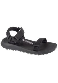 columbia - Sandały Columbia Globetrot Sandal M 2068351010 czarne. Zapięcie: rzepy. Kolor: czarny. Materiał: tkanina, guma. Sezon: lato #5