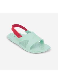 NABAIJI - Sandały basenowe dla dzieci Nabaiji 100 Basic. Okazja: na plażę. Kolor: różowy. Wzór: gładki. Styl: sportowy