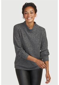 Cellbes - Komfortowy sweter. Okazja: na co dzień. Kolor: czarny. Materiał: prążkowany. Długość rękawa: długi rękaw. Długość: długie. Styl: casual