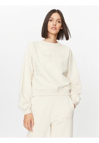 Woolrich Bluza Logo CFWWSW0115FRUT3164 Écru Relaxed Fit. Materiał: bawełna #1