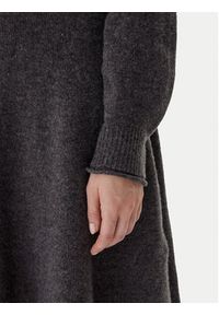Lacoste Sukienka dzianinowa EF4161 Szary Regular Fit. Kolor: szary. Materiał: wełna #3