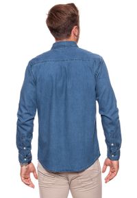 Lee - KOSZULA JEANSOWA MĘSKA LEE RIDER SHIRT L67DPGQU. Materiał: jeans