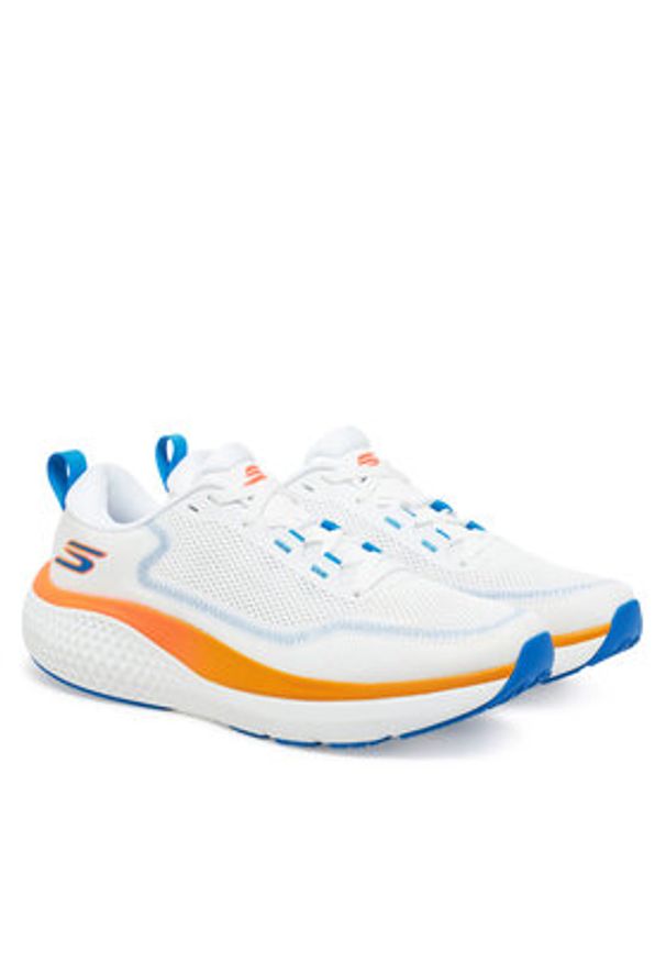skechers - Skechers Buty do biegania GO RUN Supersonic 246086/WMLT Biały. Kolor: biały. Materiał: materiał. Sport: bieganie