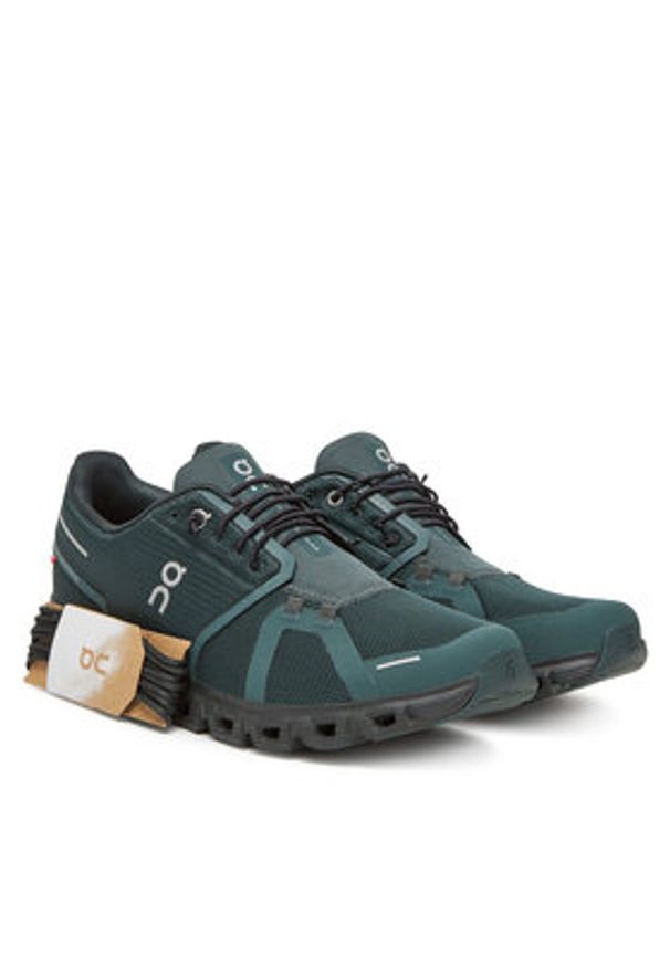 On Running Sneakersy Cloud 6 3MF10070214 Zielony. Kolor: zielony. Materiał: materiał. Sport: bieganie