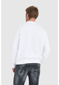 DSQUARED2 Biała bluza męska z logo outline, Rozmiar XL. Kolor: biały #4
