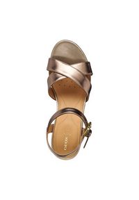 Geox Espadryle D Ischia Corda D02HHC 000CF C5005 Złoty. Kolor: złoty. Materiał: skóra #5