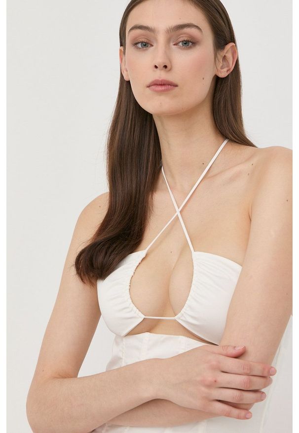 For Love & Lemons top damski kolor biały. Kolor: biały