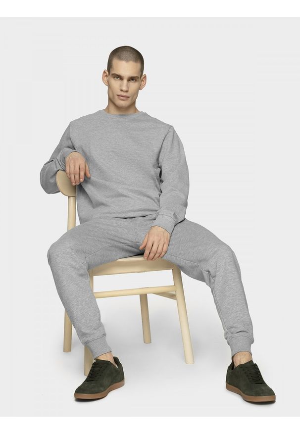 outhorn - Bluza męska. Okazja: na co dzień. Materiał: dzianina, bawełna, wiskoza. Styl: casual