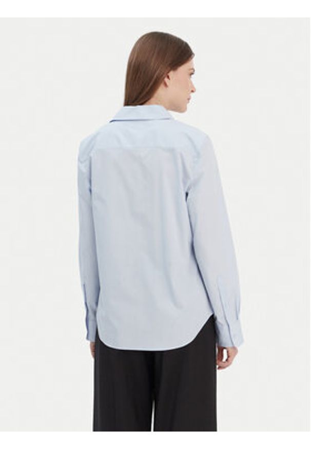 TOMMY HILFIGER - Tommy Hilfiger Koszula Ess WW0WW47169 Błękitny Regular Fit. Kolor: niebieski. Materiał: bawełna