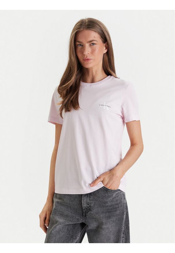 Calvin Klein Jeans Komplet t-shirtów LV047C905G Kolorowy Regular Fit. Materiał: bawełna. Wzór: kolorowy