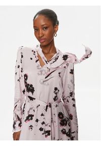 Bruuns Bazaar Sukienka koszulowa Liria BBW3828 Różowy Relaxed Fit. Kolor: różowy. Materiał: bawełna, syntetyk. Typ sukienki: koszulowe